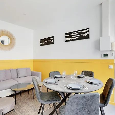 Charming -1br-5p - Republique Апартаменты Париж
