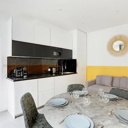 Charming -1br-5p - Republique Апартаменты *