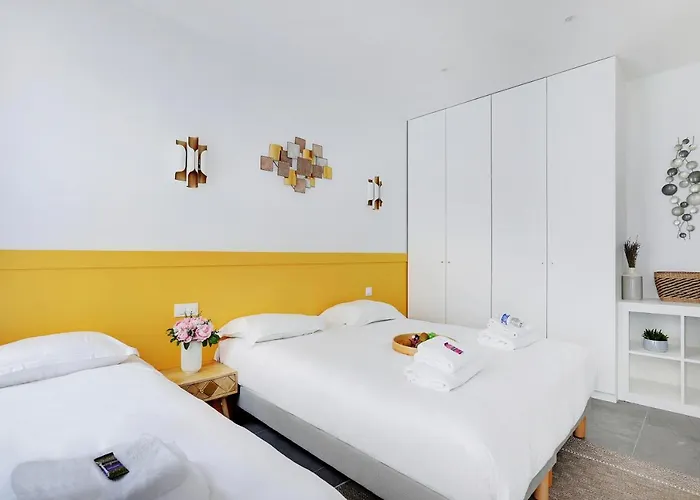 Charming -1br-5p - Republique דירה
